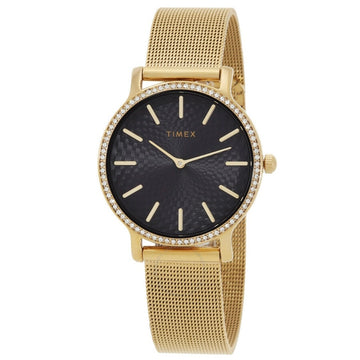 TIMEX Transcend Quartz Crystal Black Dial