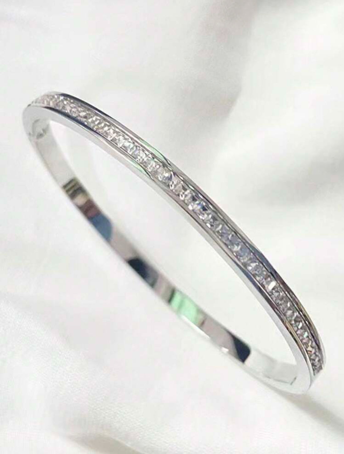 Bracelet Jonc Demi-Éternité