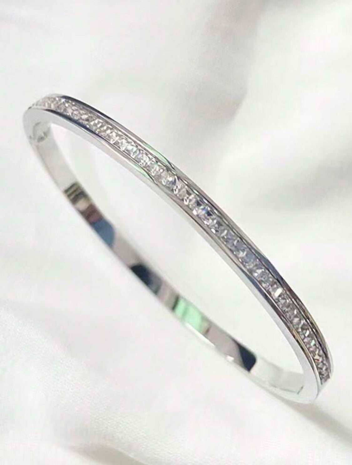 Bracelet Jonc Demi-Éternité