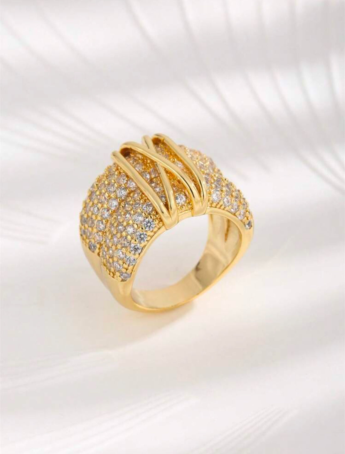 Bague Luxe X Plaquée Or