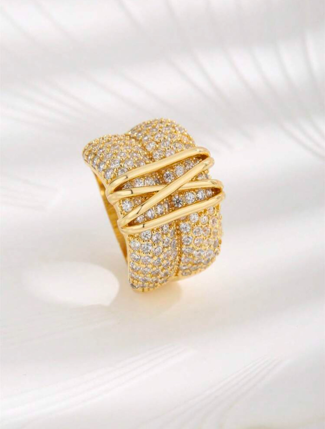 Bague Luxe X Plaquée Or