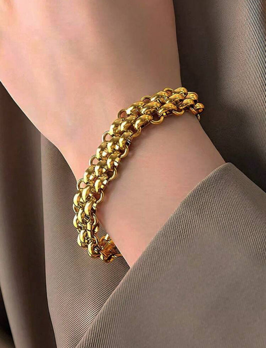 Bracelet maille épais