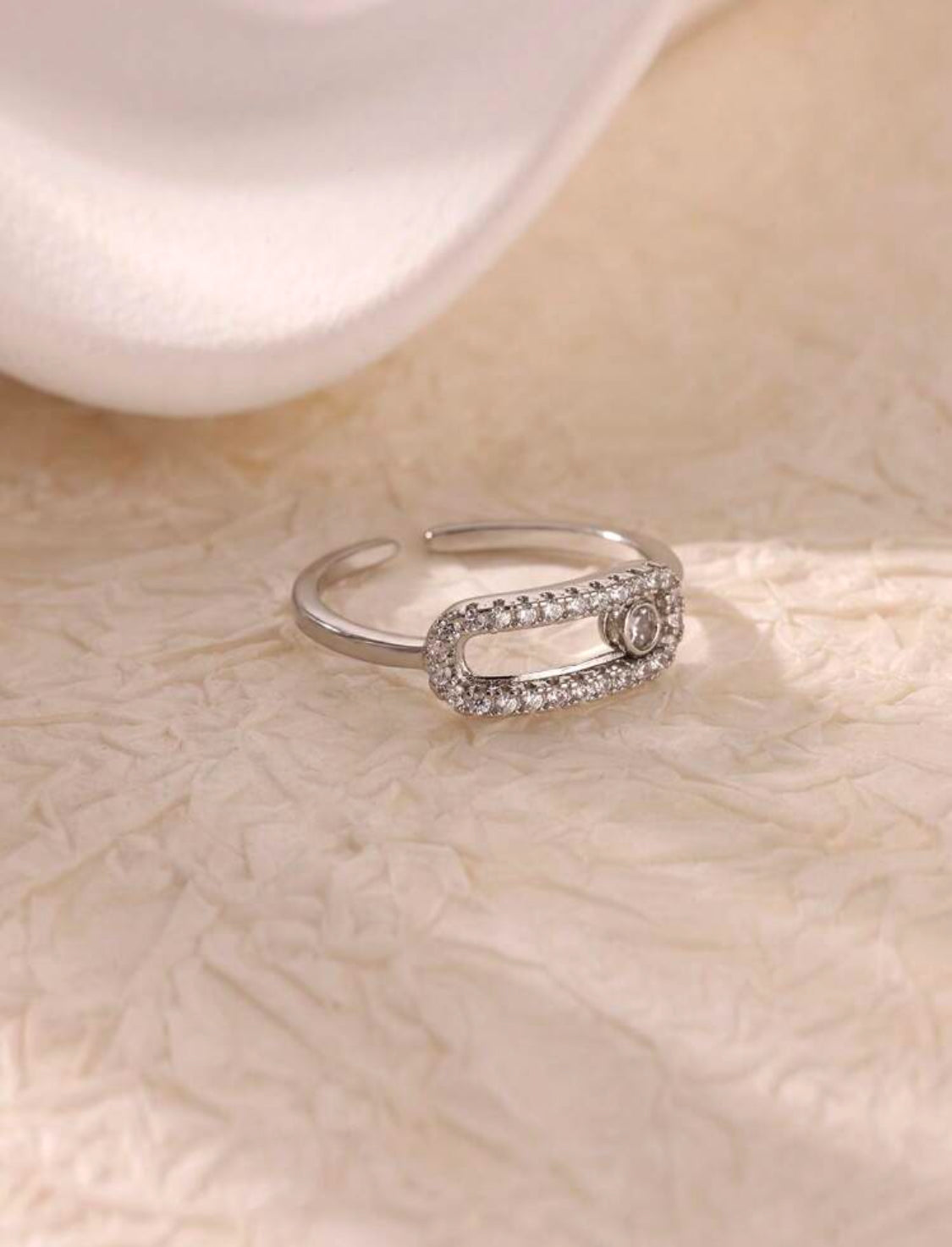 Bague Maillon Pavé Inspiration Messika