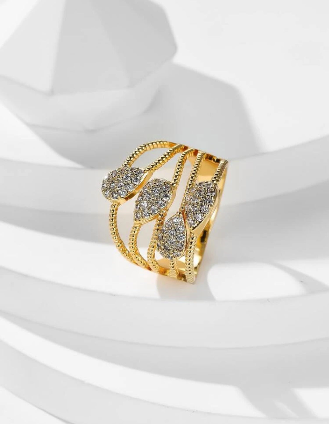 Bague Gouttes de Lumière