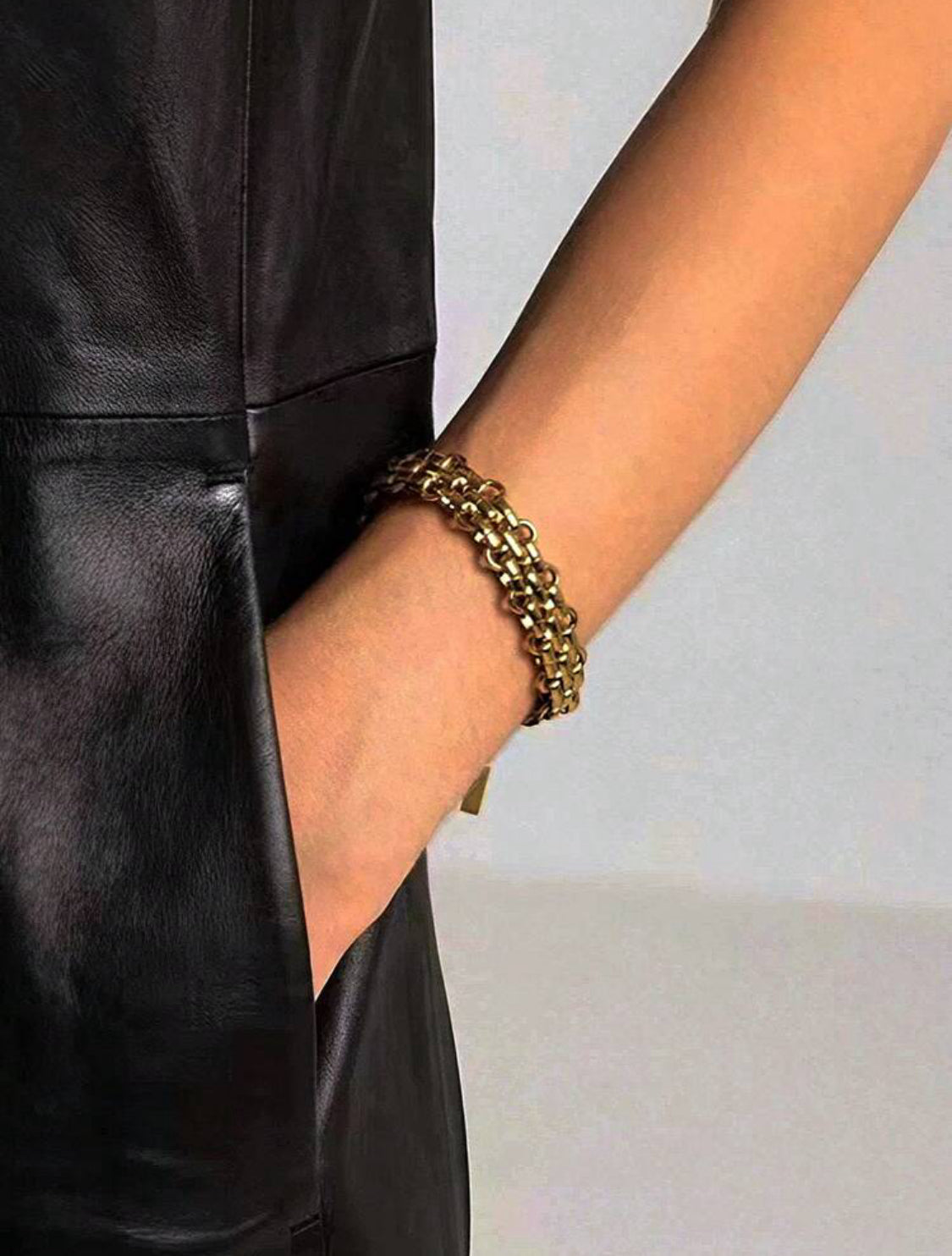 Bracelet maille épais