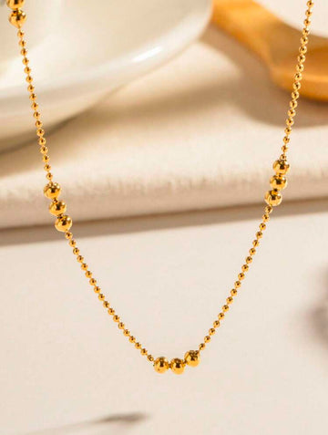 Collier Chaîne Perlée