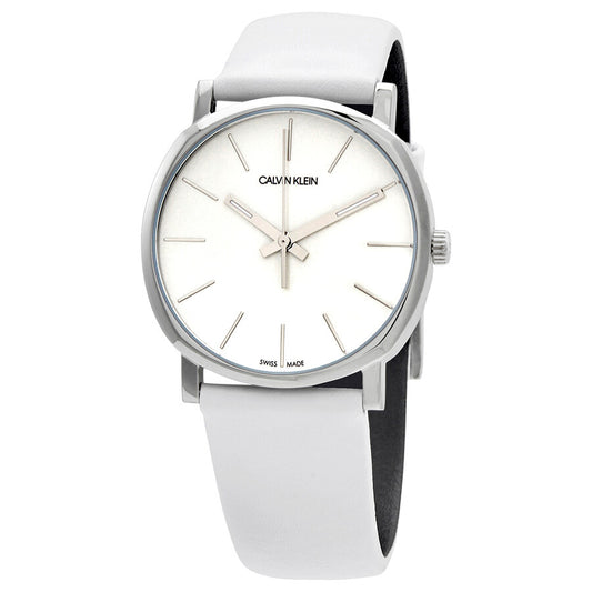 Calvin Klein Posh Silver White Dial Quartz